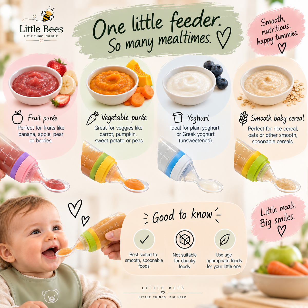Little Bees™ Squeeze & Feed Spoon