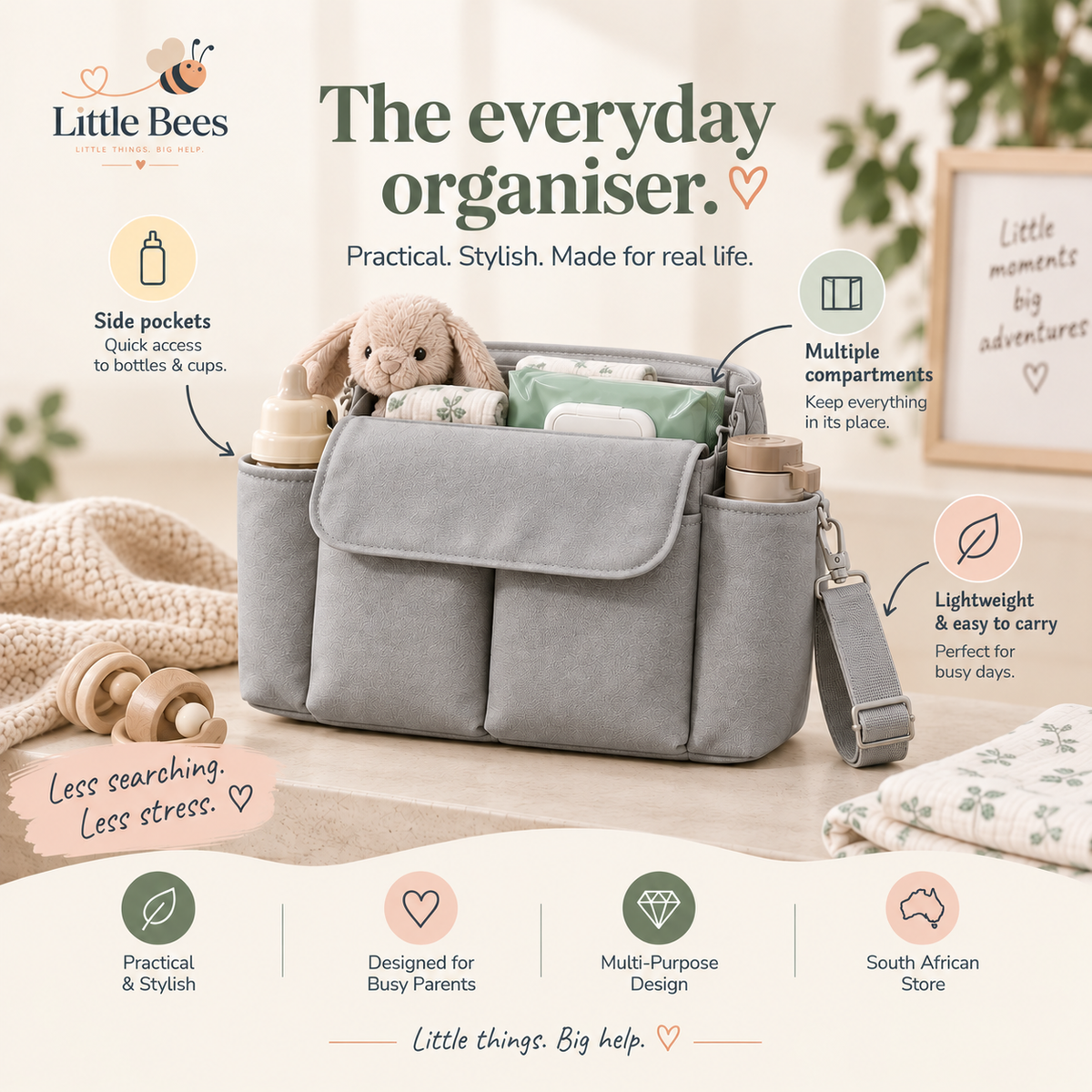 Little Bees™ Grab & Go Organiser