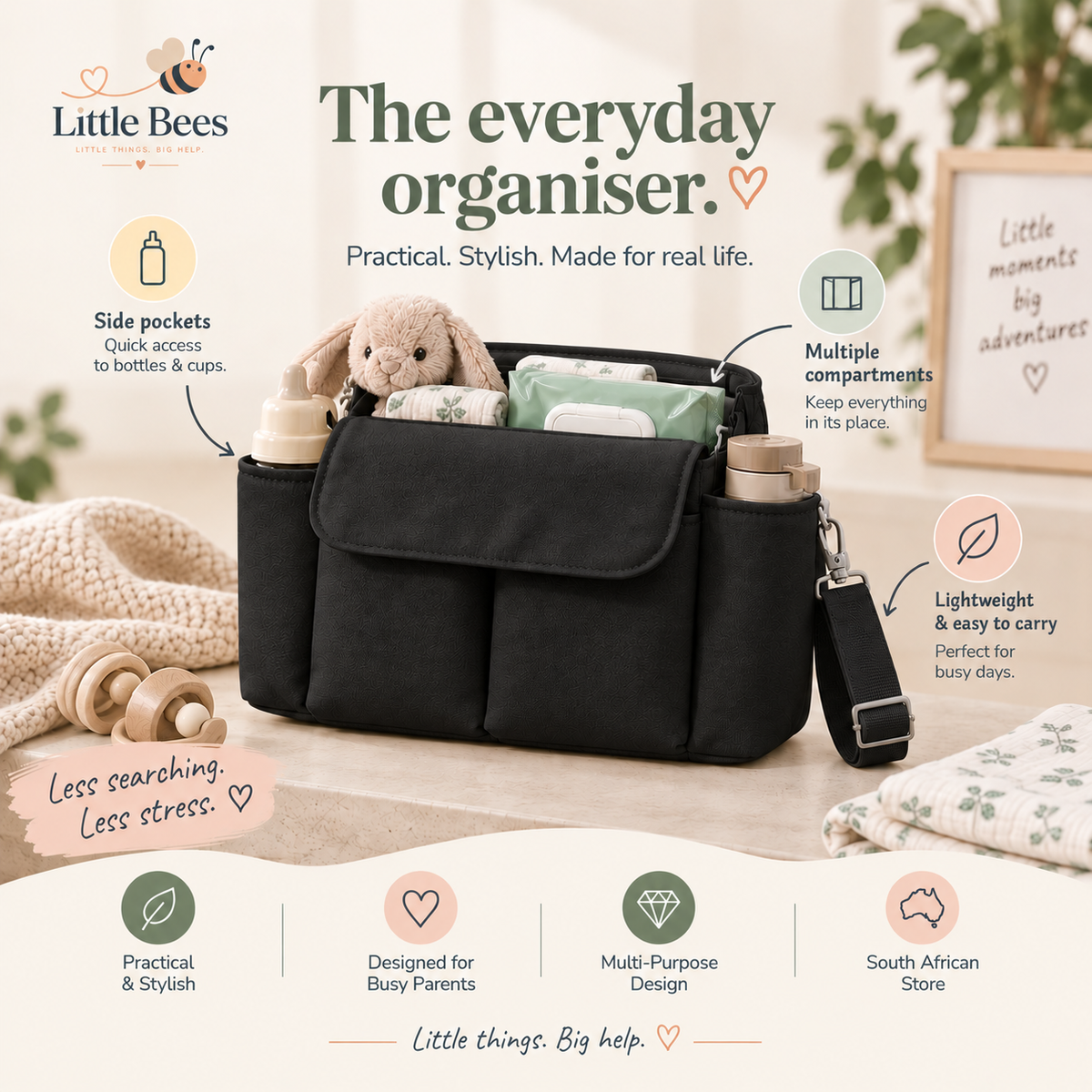 Little Bees™ Grab & Go Organiser